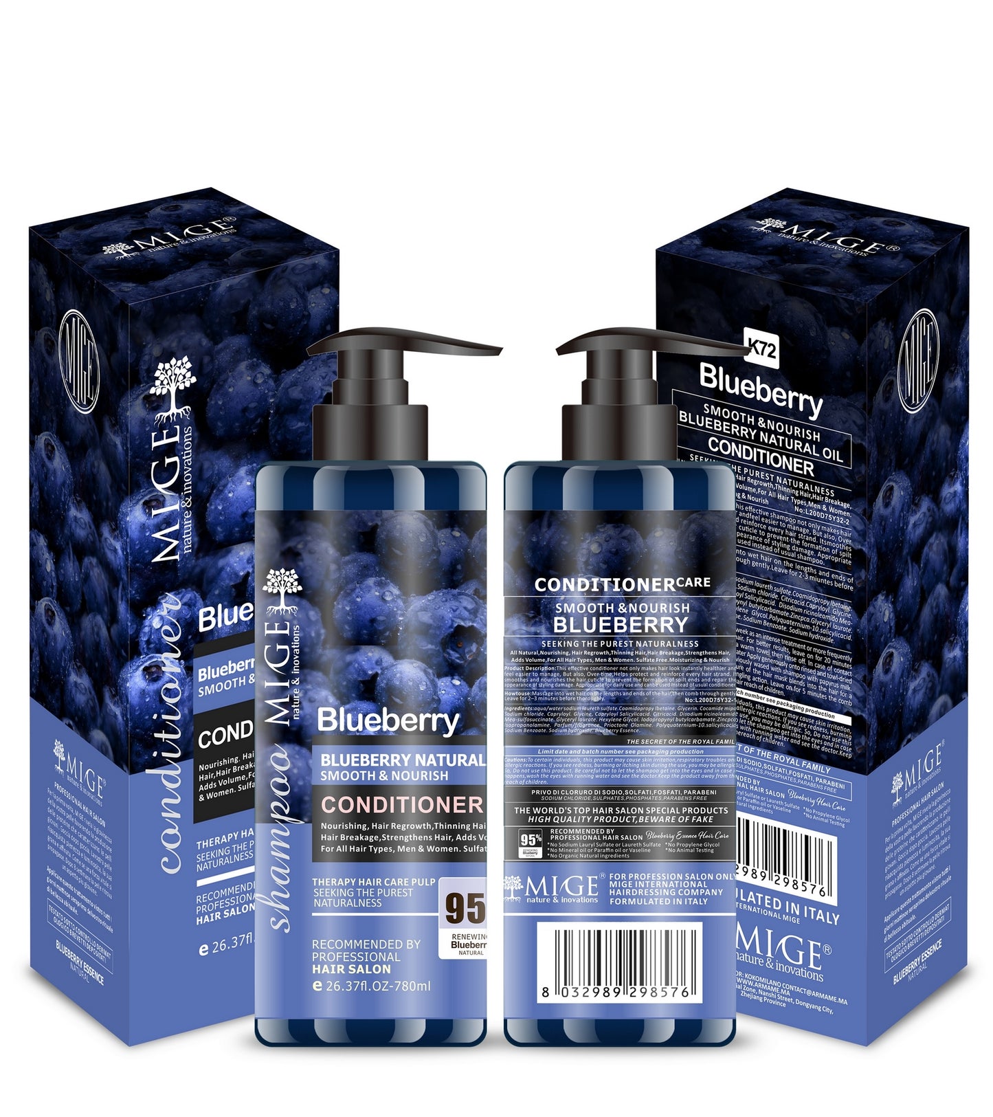 MIGE HAIR CONDITIONER BLUEBERRY - Réparateur et Nourrissant