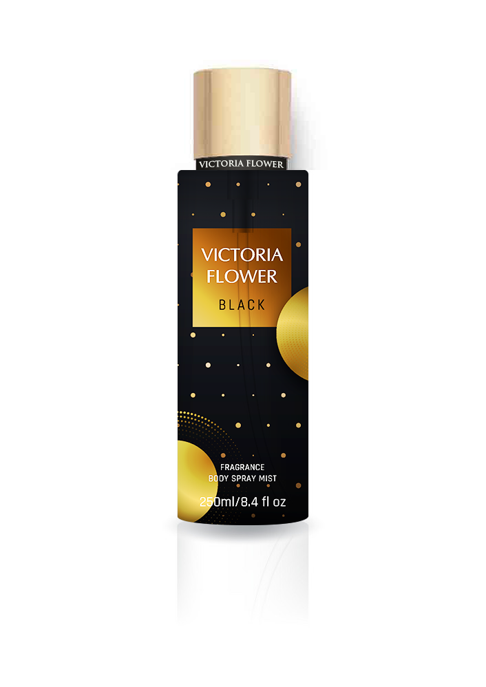 VICTORIA FLOWER BLACK