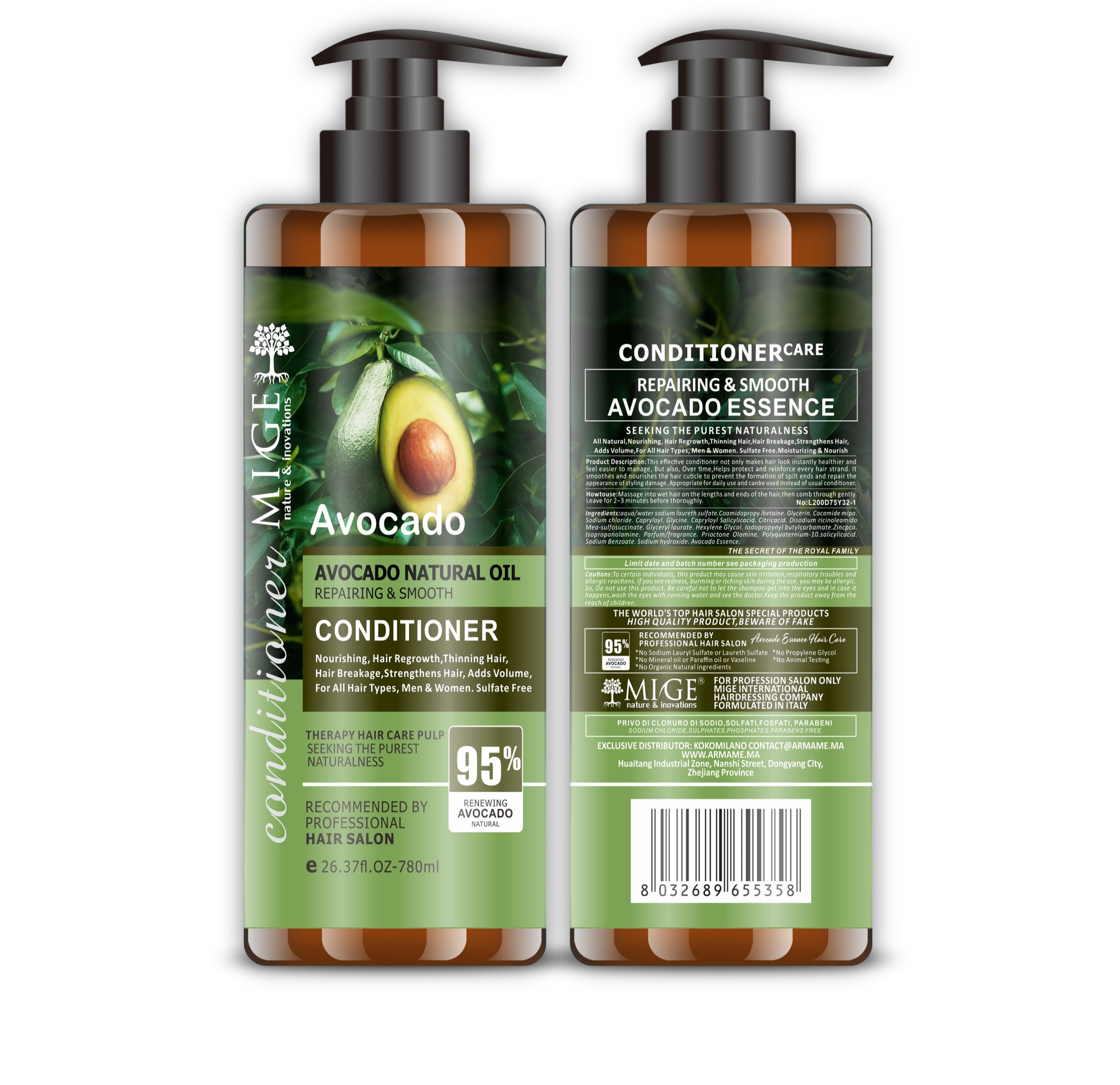 MIGE HAIR CONDITIONER AVOCADO - Nourrissant et Lissant